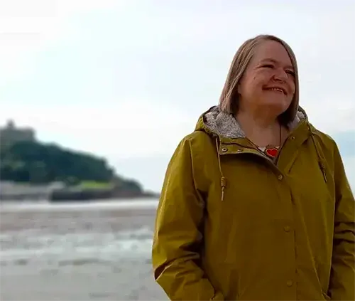 Photo of Kate on Marazion Beach